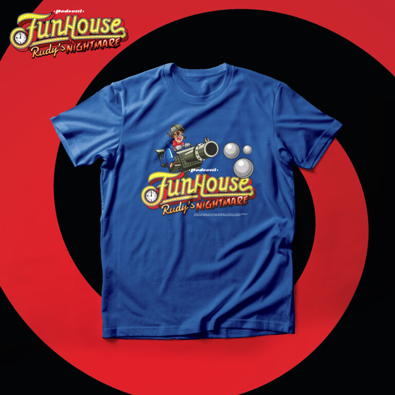 Tshirt Extra Ball Pinball Remakes Fun House Rudy's Nightmare Pinball