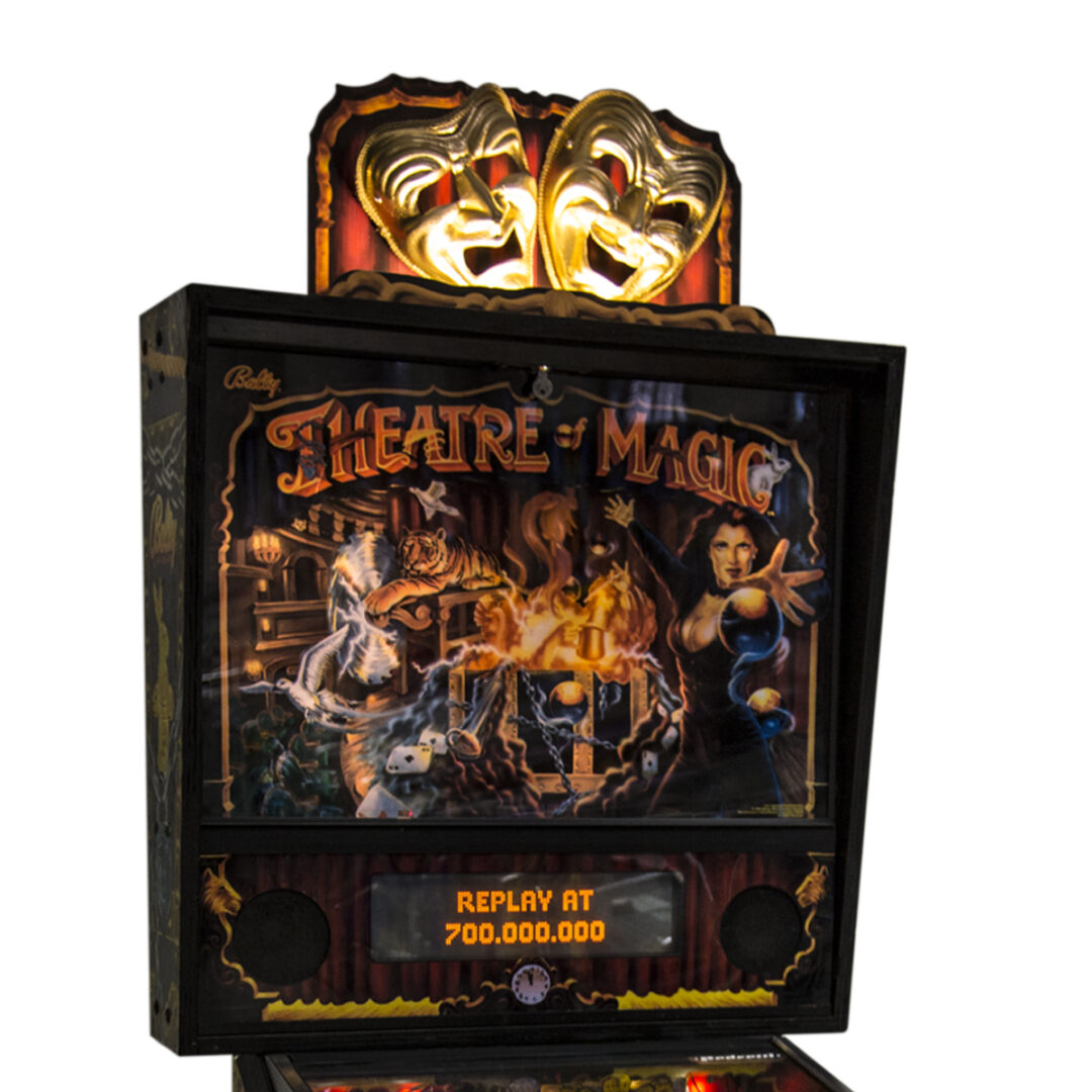 Theatre of Magic MASK TOPPER Pinball Remakes Fun House Rudy's